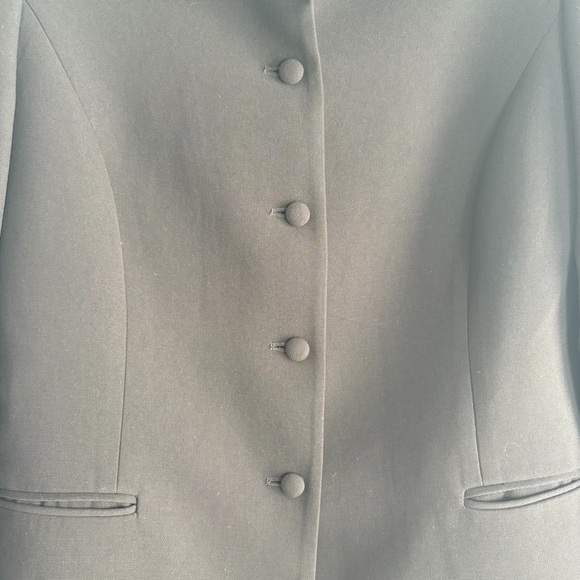 COLDWATER CREEK Long Career Blazer in Classic Black Size 6 PETITE — GORGEOUS!!!! - Picture 4 of 7